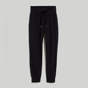 Madewell MWL Flex Skinny Joggers, black, size M
